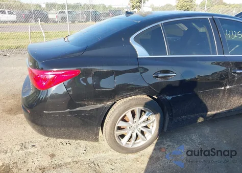 2015 Infiniti Q50 Premium from USA, damaged, VIN JN1BV7AR4FM409509